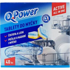 Q-Power tablety do umvaky  riadu Active All in One  40 kusov