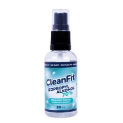 CleanFit dezinfekn roztok IZOPROPYL 70% s rozpraovaom 50 ml